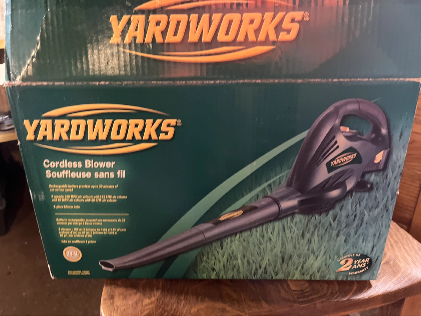 Yardworks Cordless Blower