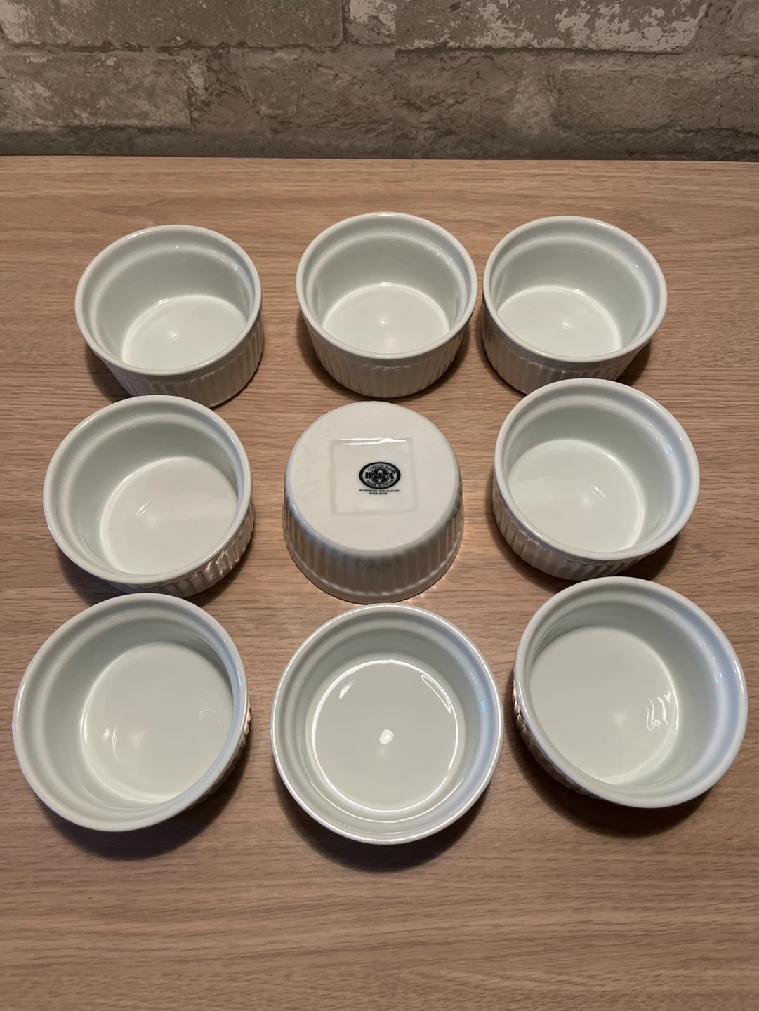 Set of 9 White “Cordon Blue” Ramekins - photo 2