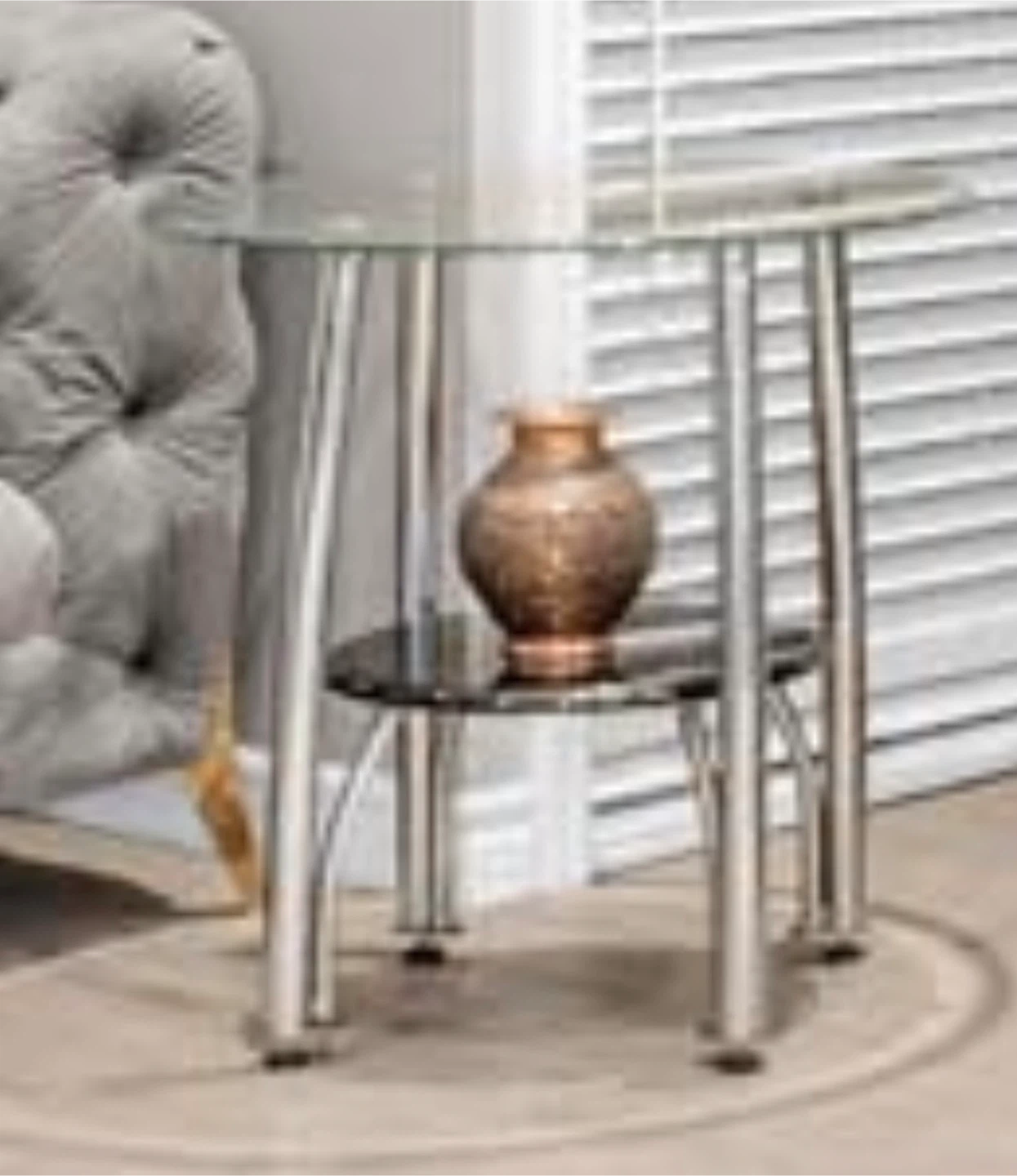 Glass Coffee Table Set - photo 4