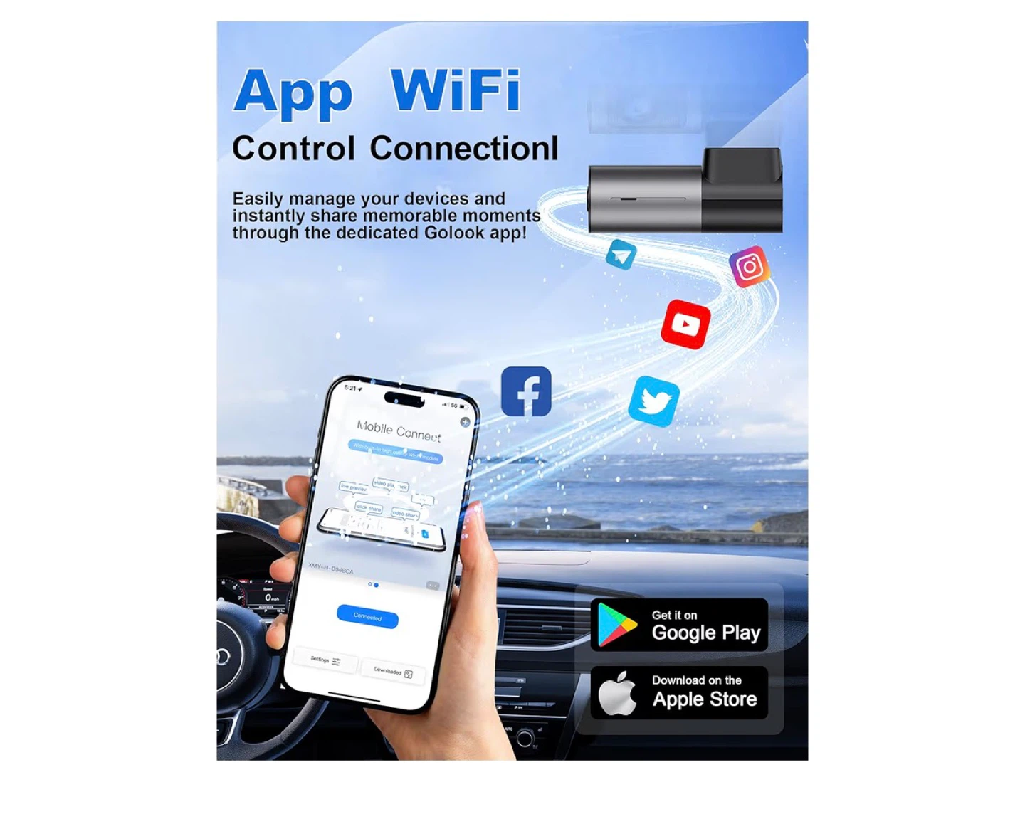 Brand New 2K 1440P QHD Dash Cam for Cars - photo 3