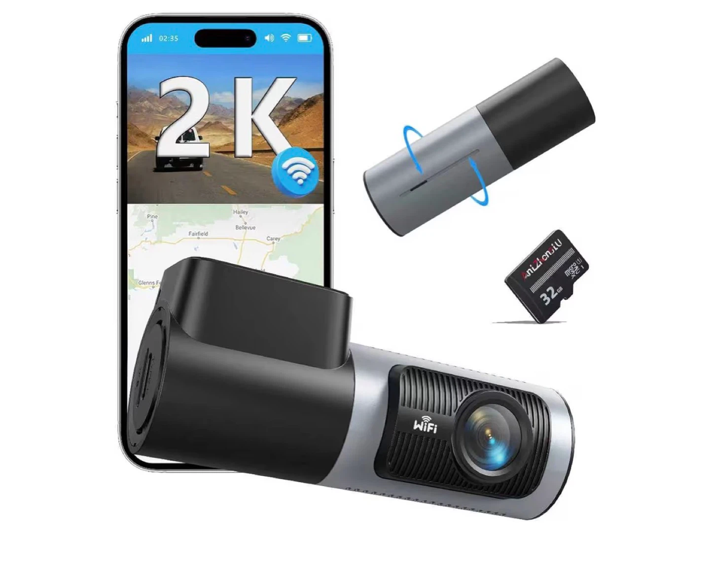 Brand New 2K 1440P QHD Dash Cam for Cars