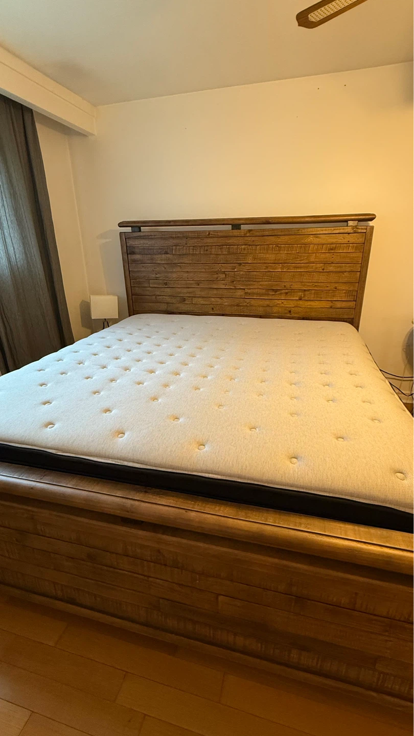 King Size Bed Frame  Mattress & boxspring - photo 2