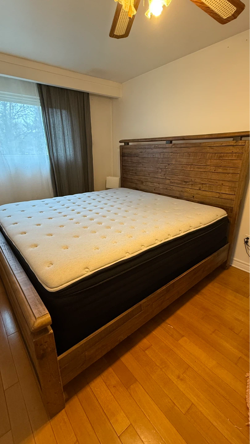 King Size Bed Frame  Mattress & boxspring - photo 3