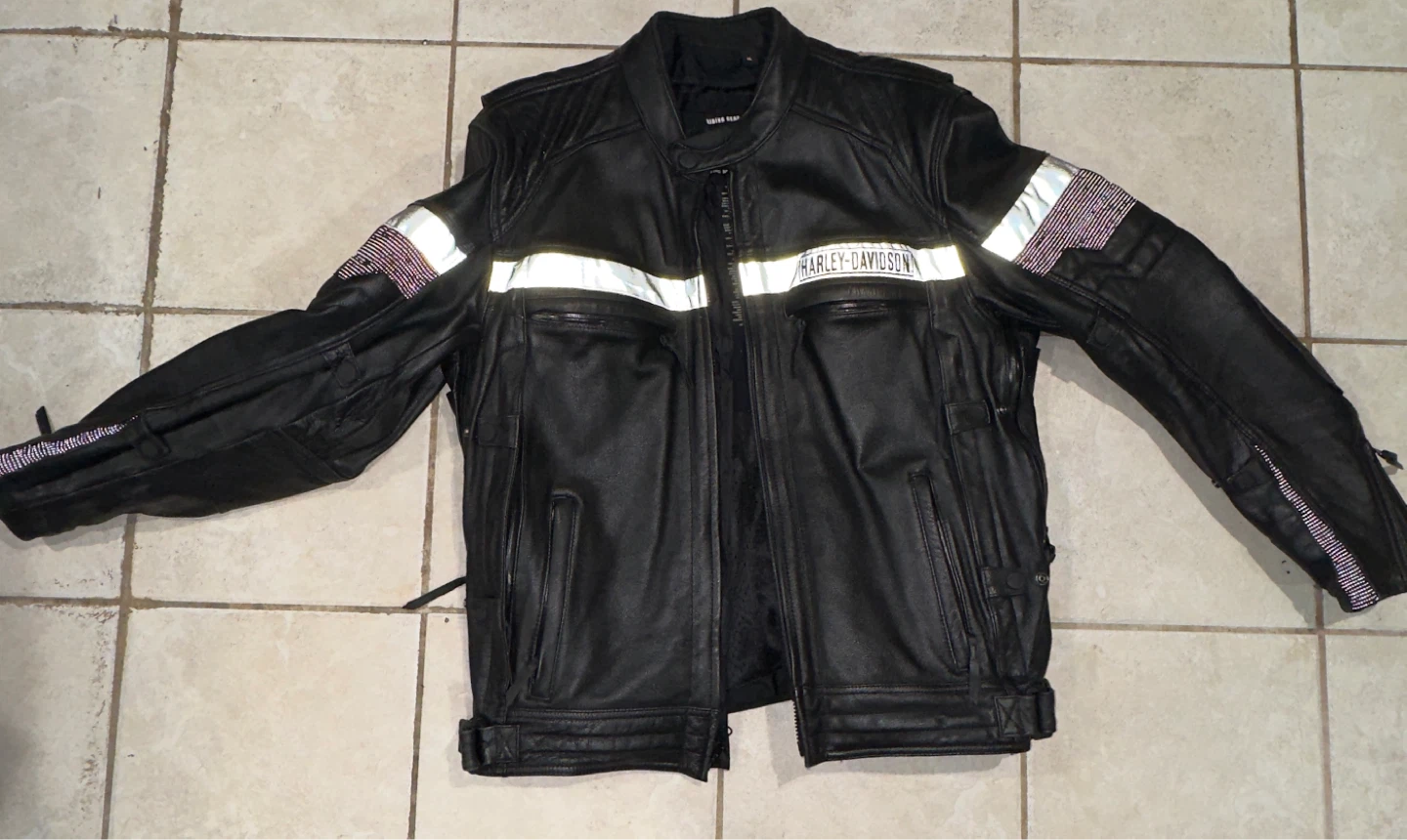 Genuine Harley-Davidson Leather Motorcycle Jacket - photo 4