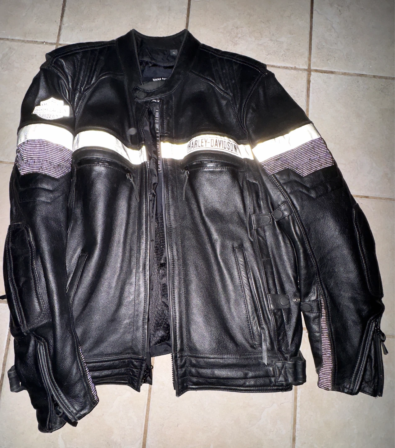 Genuine Harley-Davidson Leather Motorcycle Jacket - photo 5