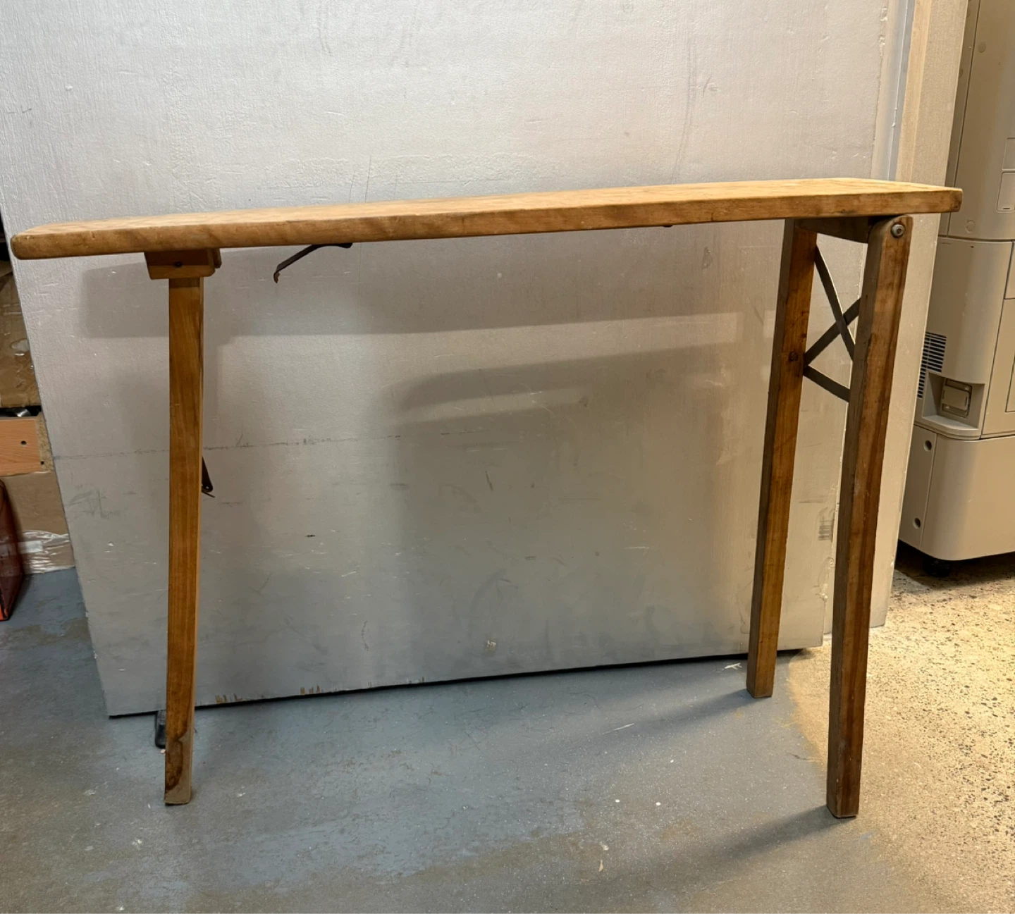 Vintage Child’s Size Folding Wood Ironing Board 30” Long - photo 2