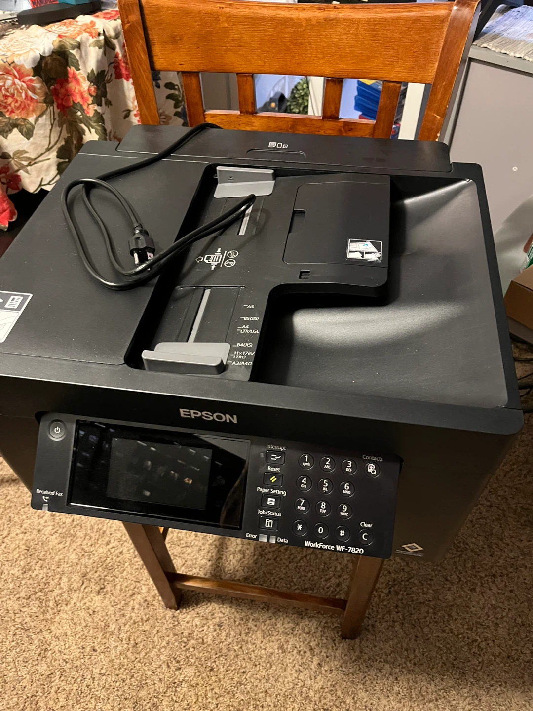 Epson Workforce WF-7820 All-in-One Printer with Ink