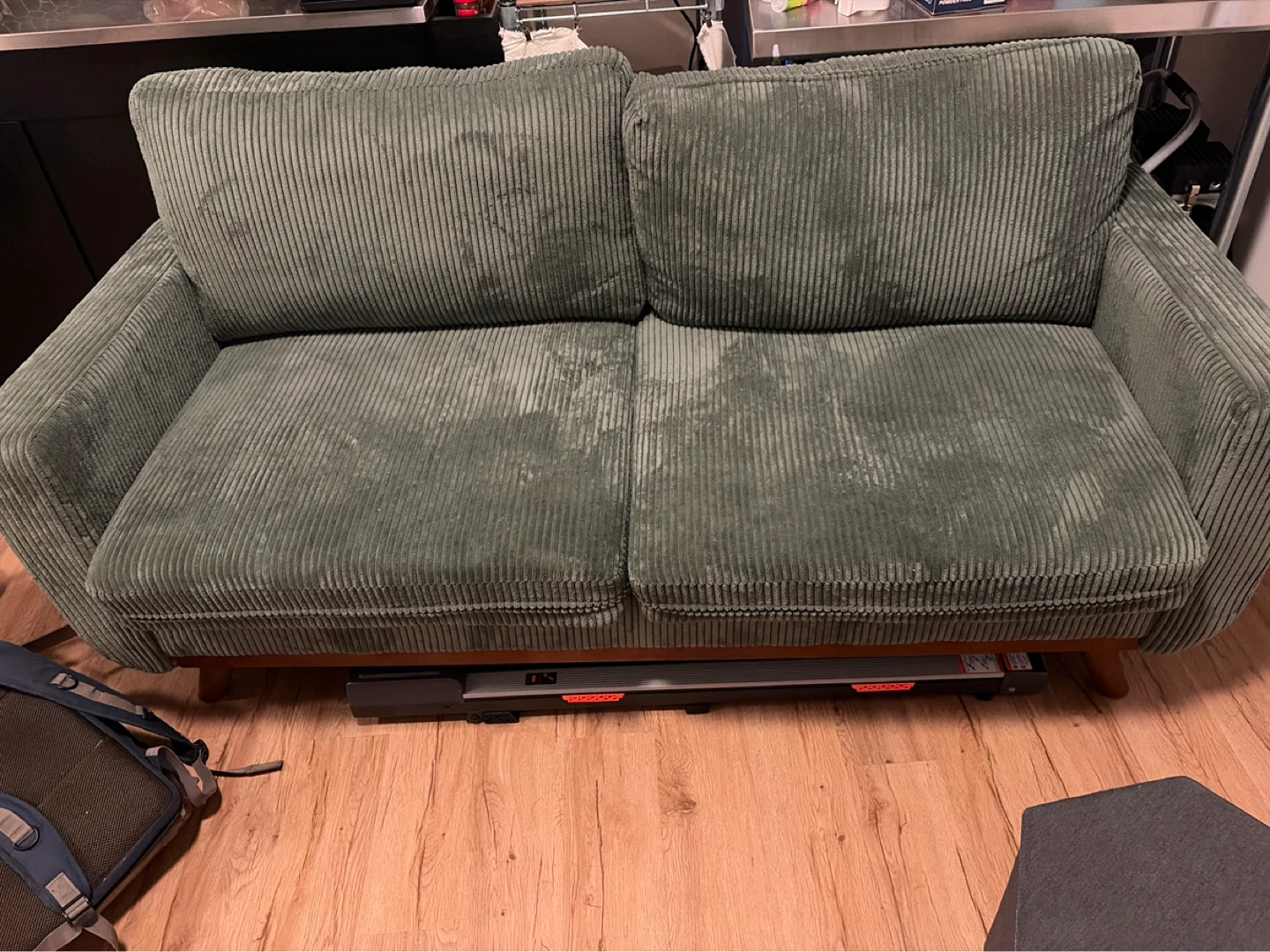 Green Corduroy Sofa