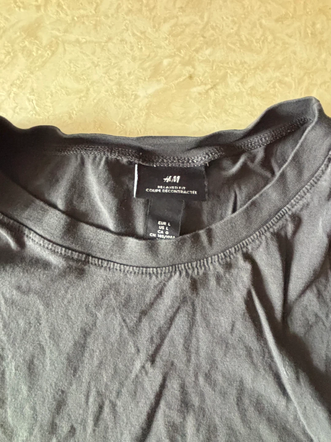 H&M Relaxed Fit Muscle Tank Top - Grey Large - photo 2