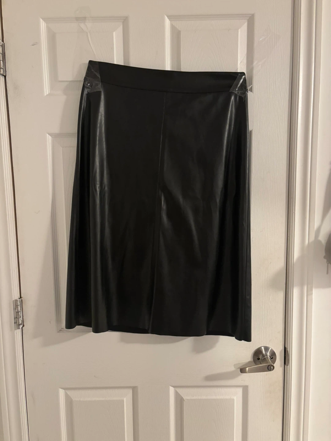 Black Faux Leather Skirt - photo 3