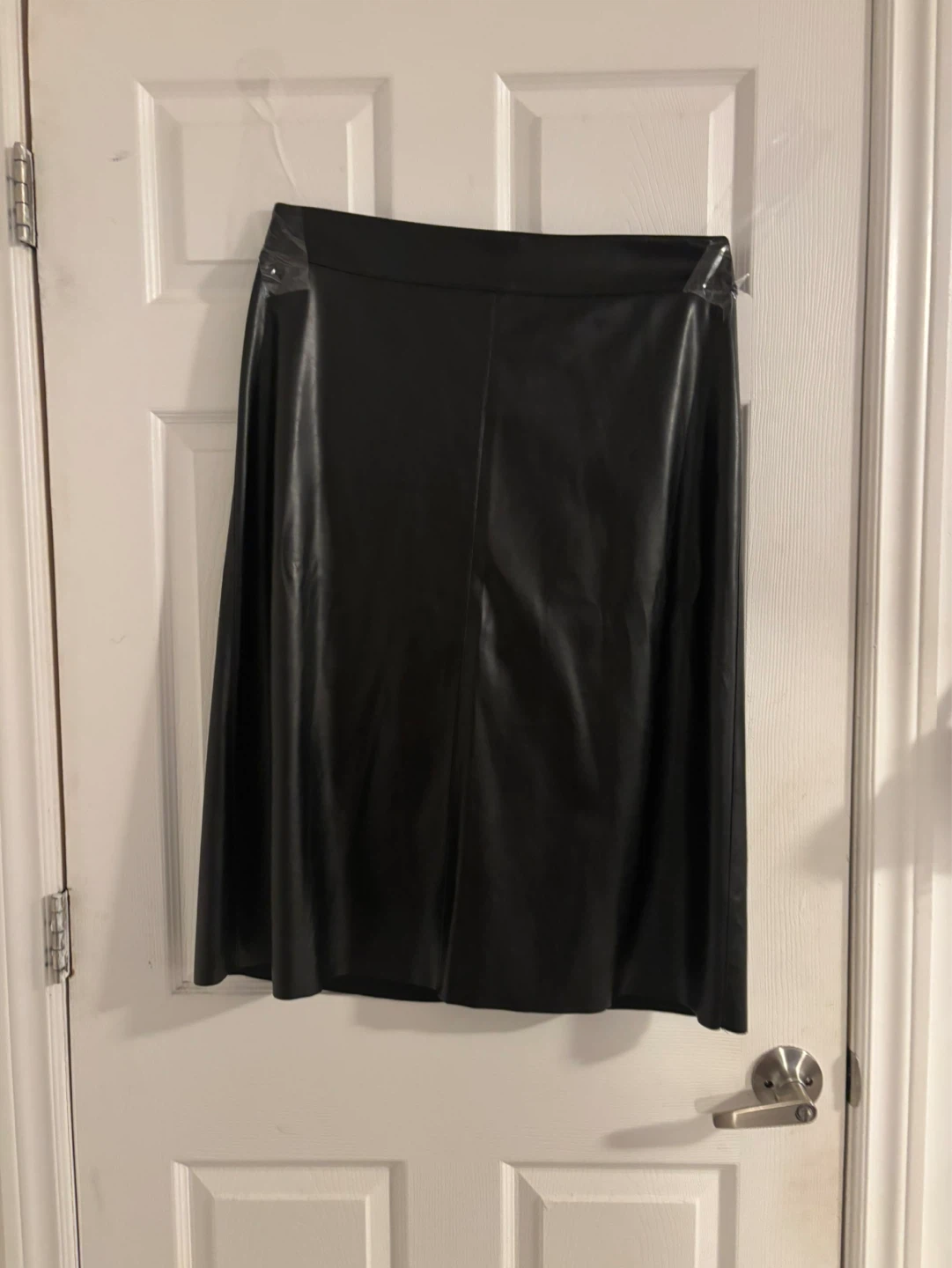 Black Faux Leather Skirt - photo 5
