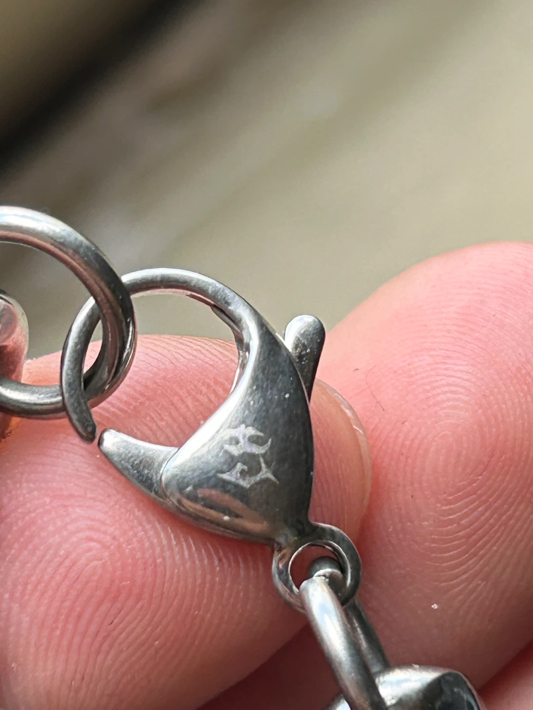 Hard jewelry pendant and chain - photo 3