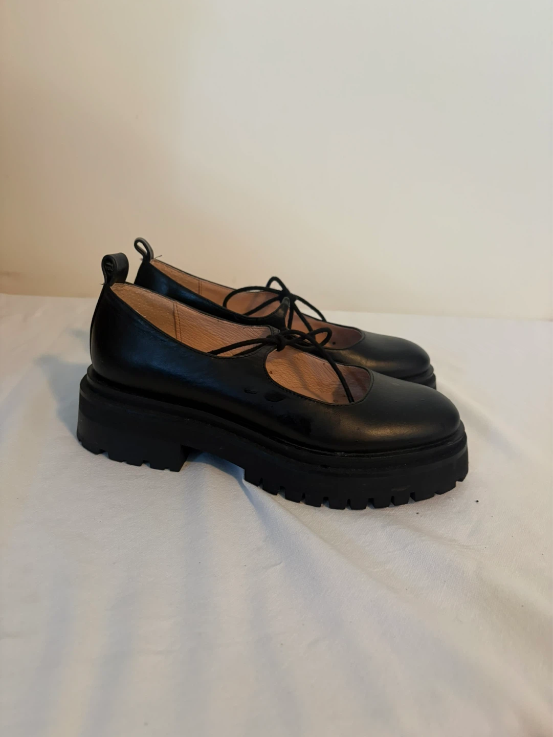 Steve Madden Black Mary Jane Platform Shoes - photo 3