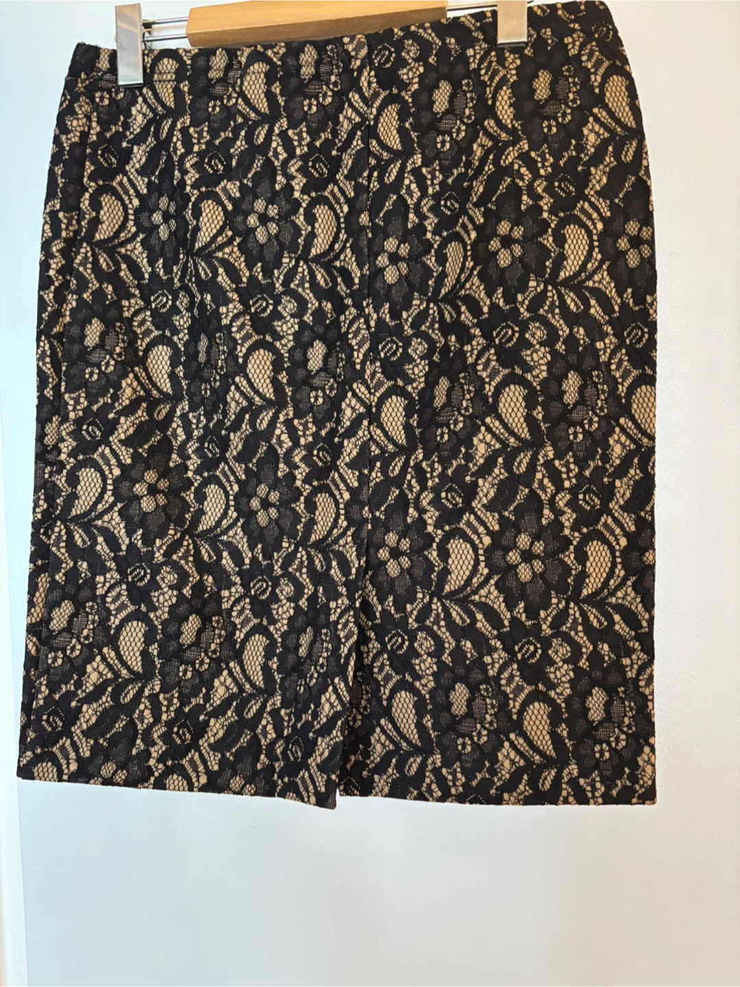 Black Lace Pencil Skirt
