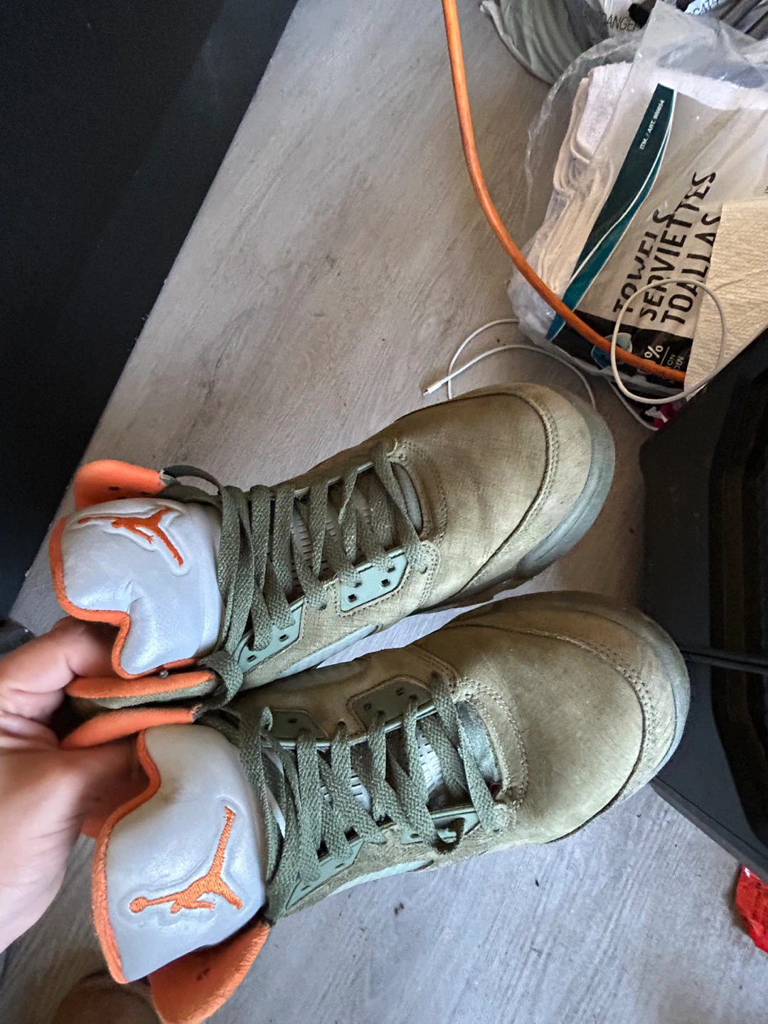 Olive Jordan 5’s - photo 3