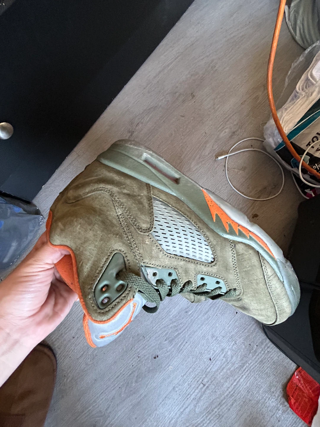 Olive Jordan 5’s - photo 2