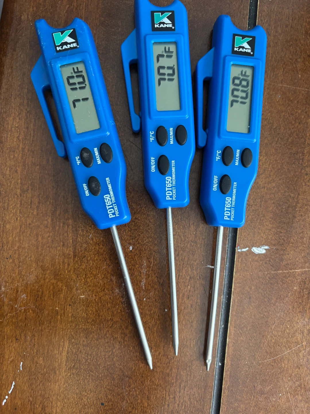Kane PDT650 Pocket Thermometer - Blue (Set of 3) - photo 2