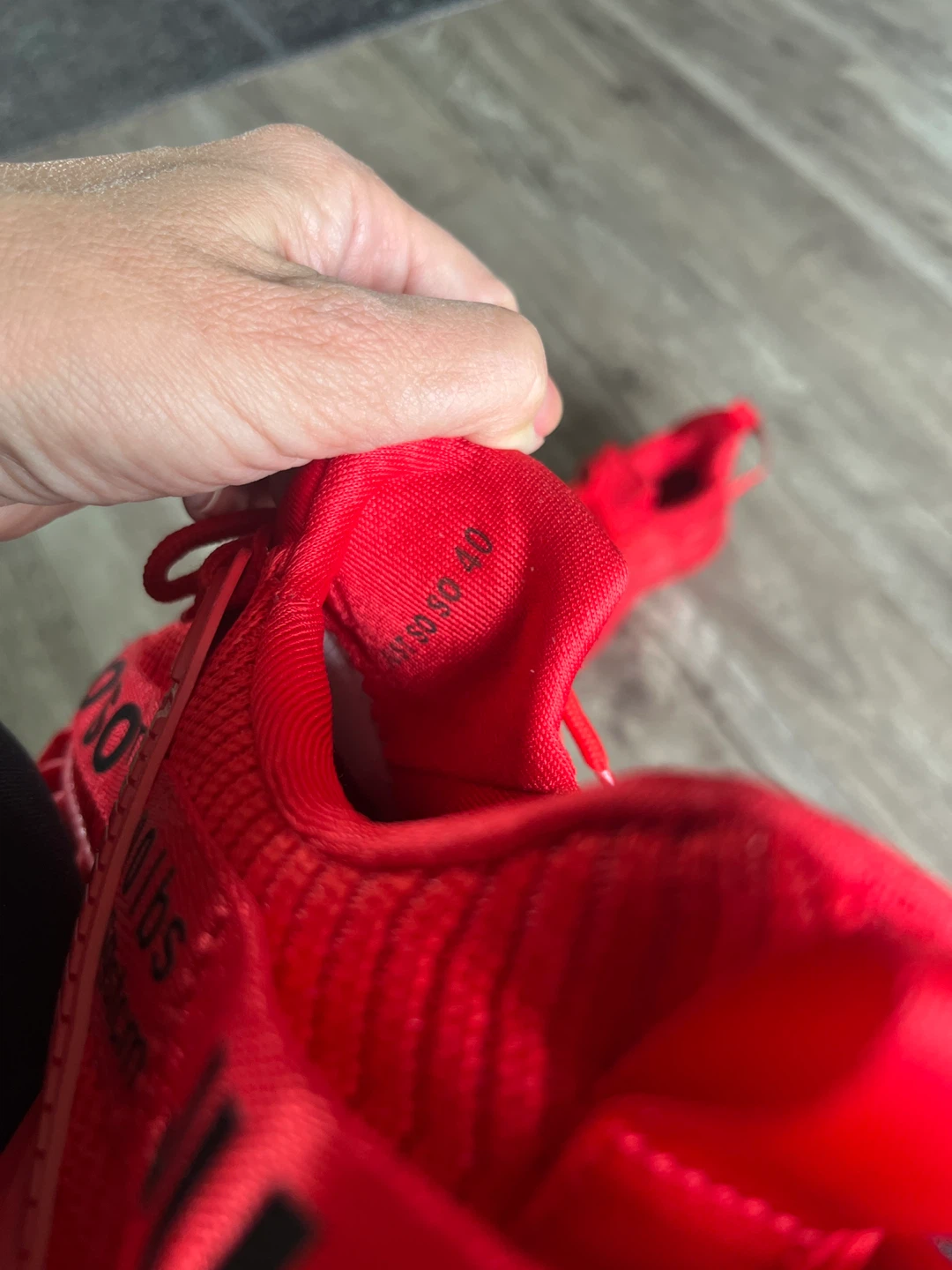 Red Athletic Shoes Just So So - photo 2