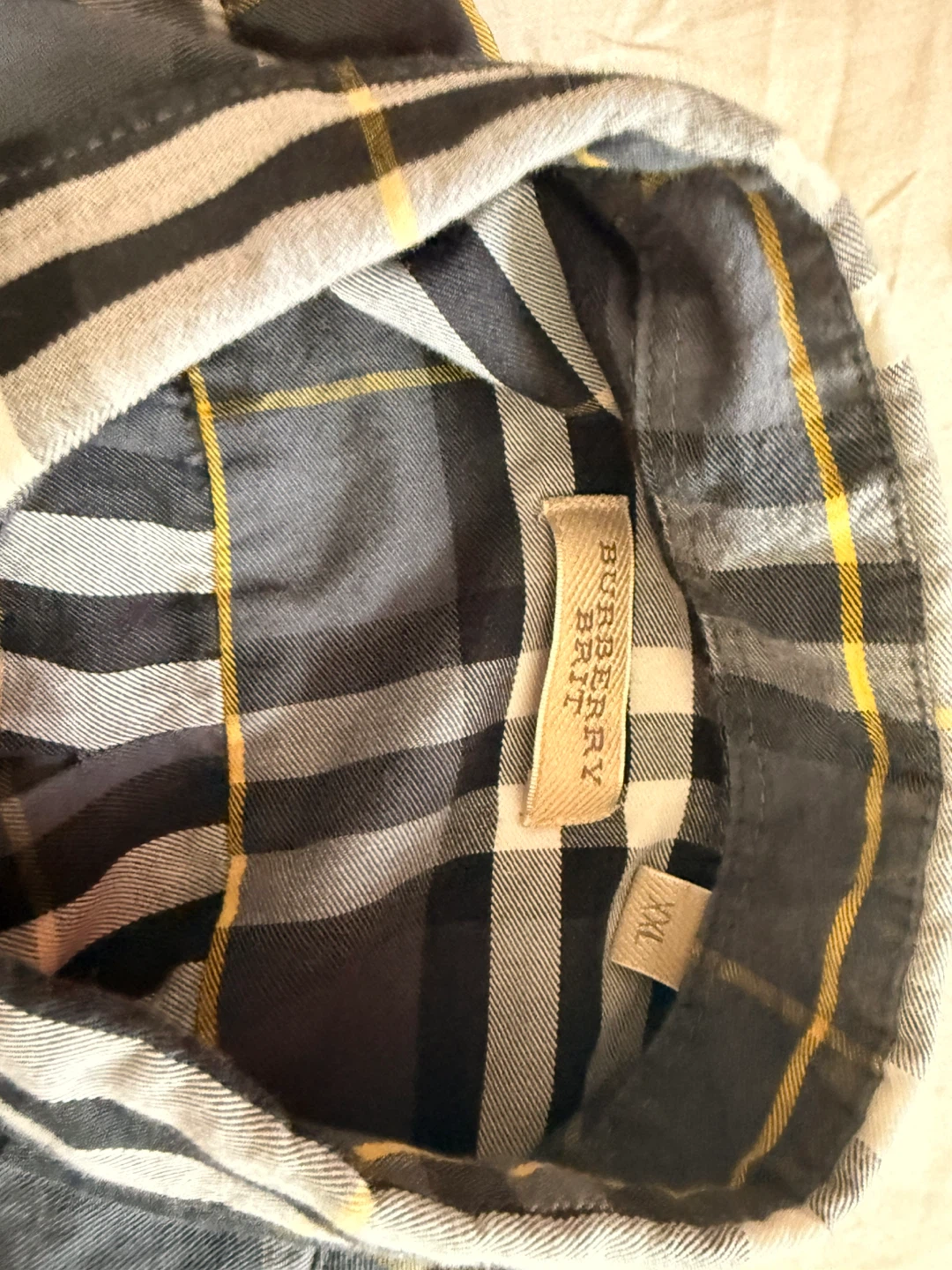 Burberry Brit Plaid Button-Up Shirt XXL - photo 2