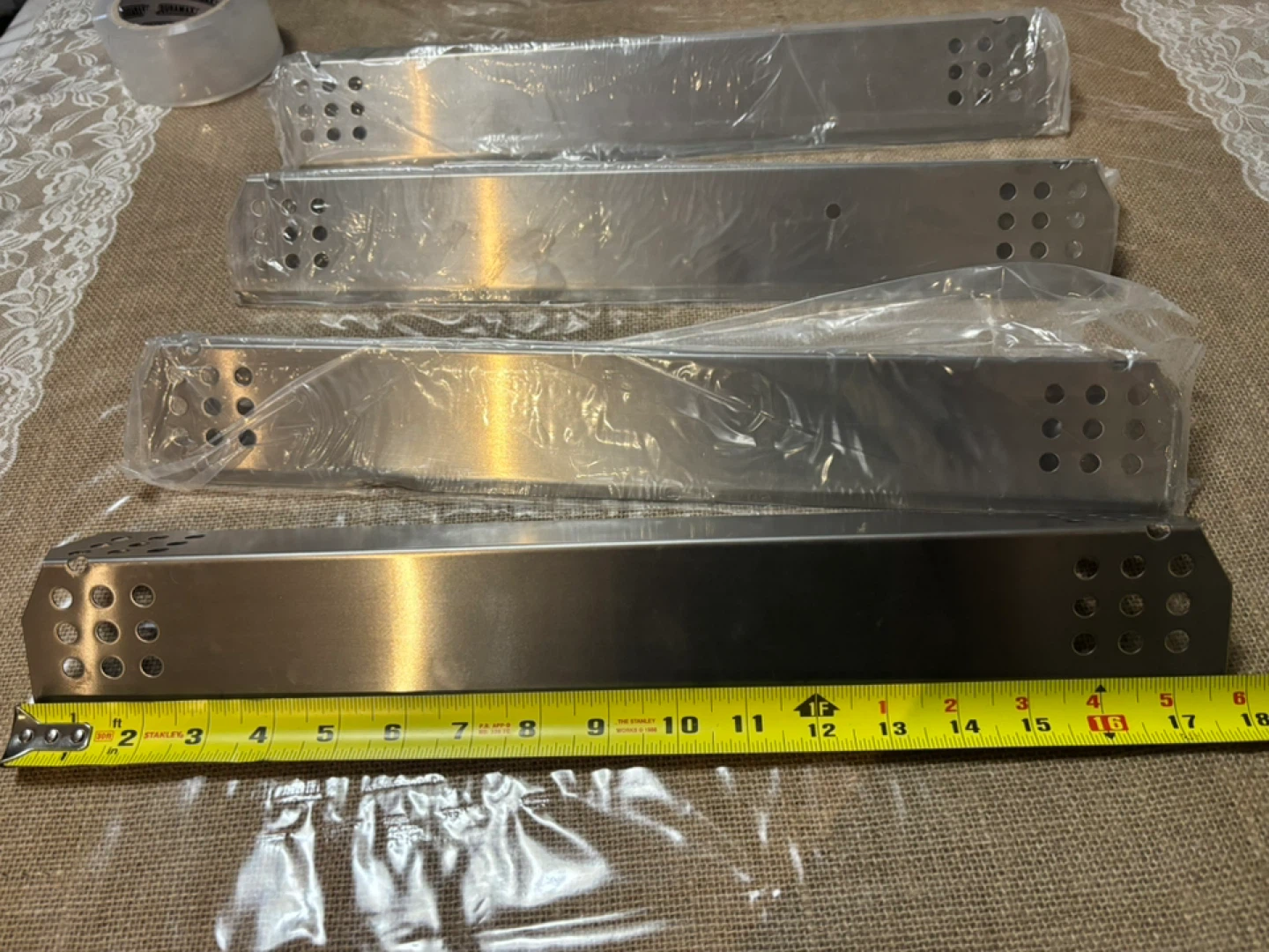 Stainless Steel BBQ Grill Heat Deflector Plates