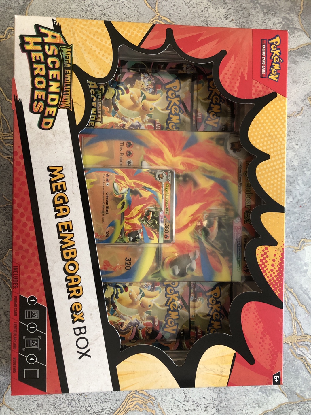Pokémon Ascended Heroes Mega Emboar EX Box - photo 2
