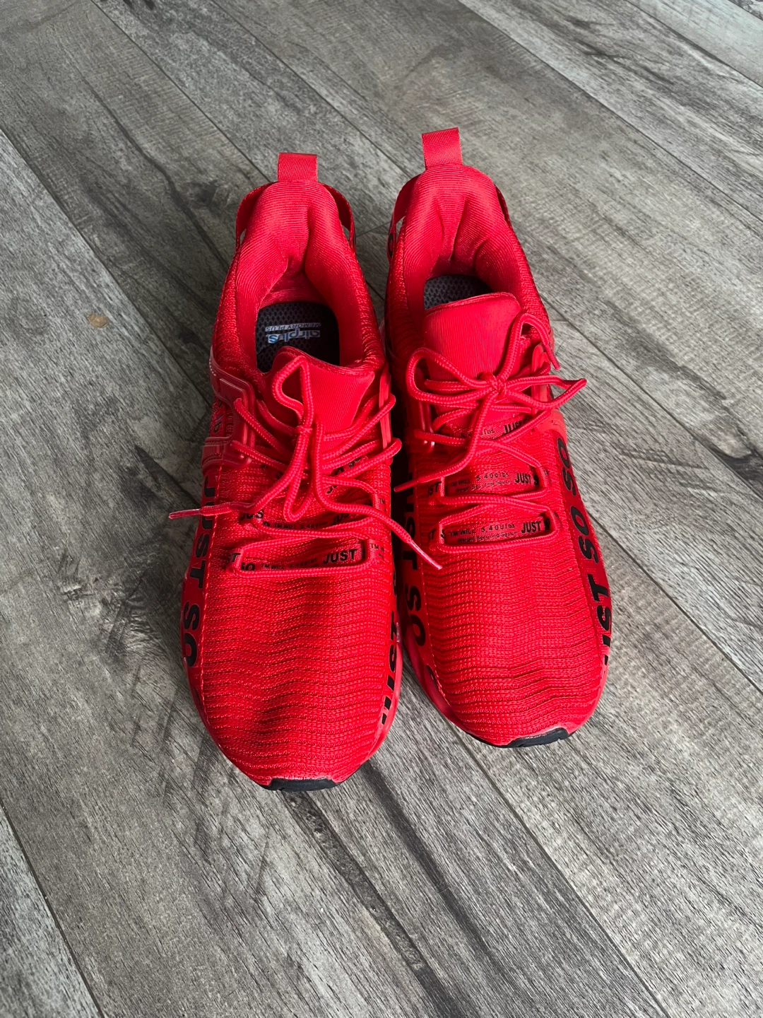 Red Running Shoes