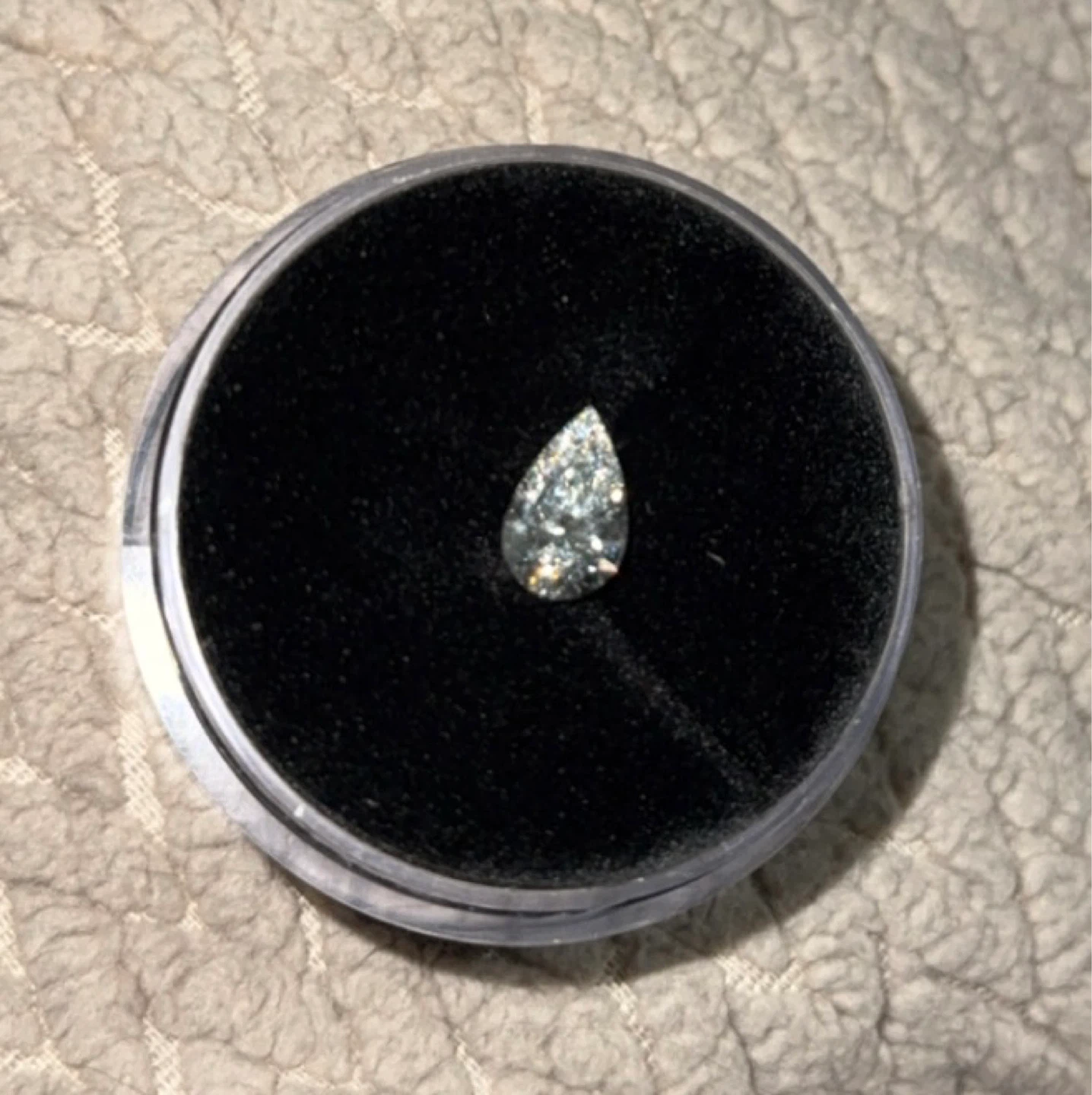 3.02 Carat Brilliant Pear Cut Diamond - photo 2