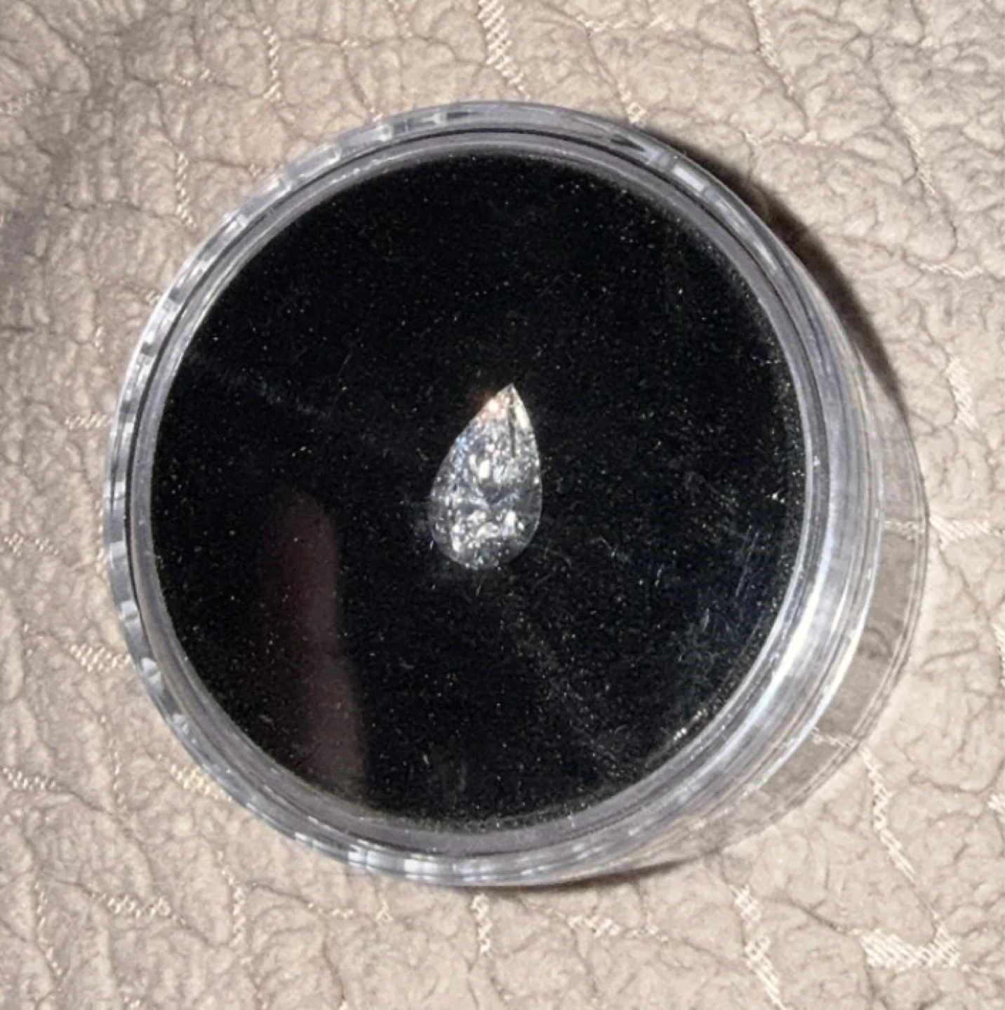 3.02 Carat Brilliant Pear Cut Diamond