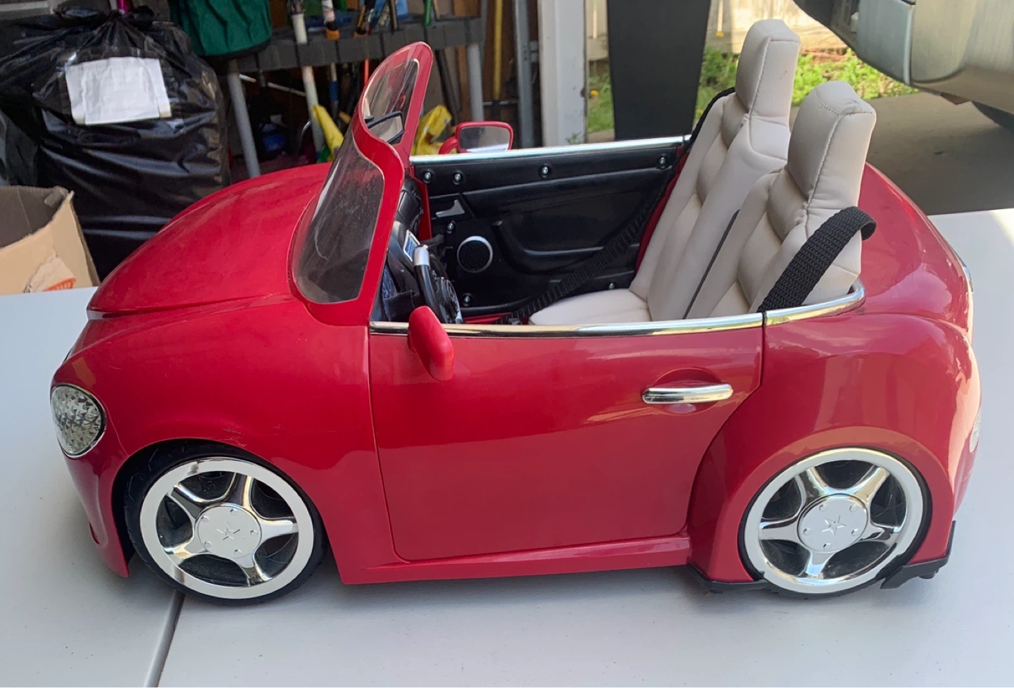 American Girl Red Convertible Car with Remote Control - photo 2