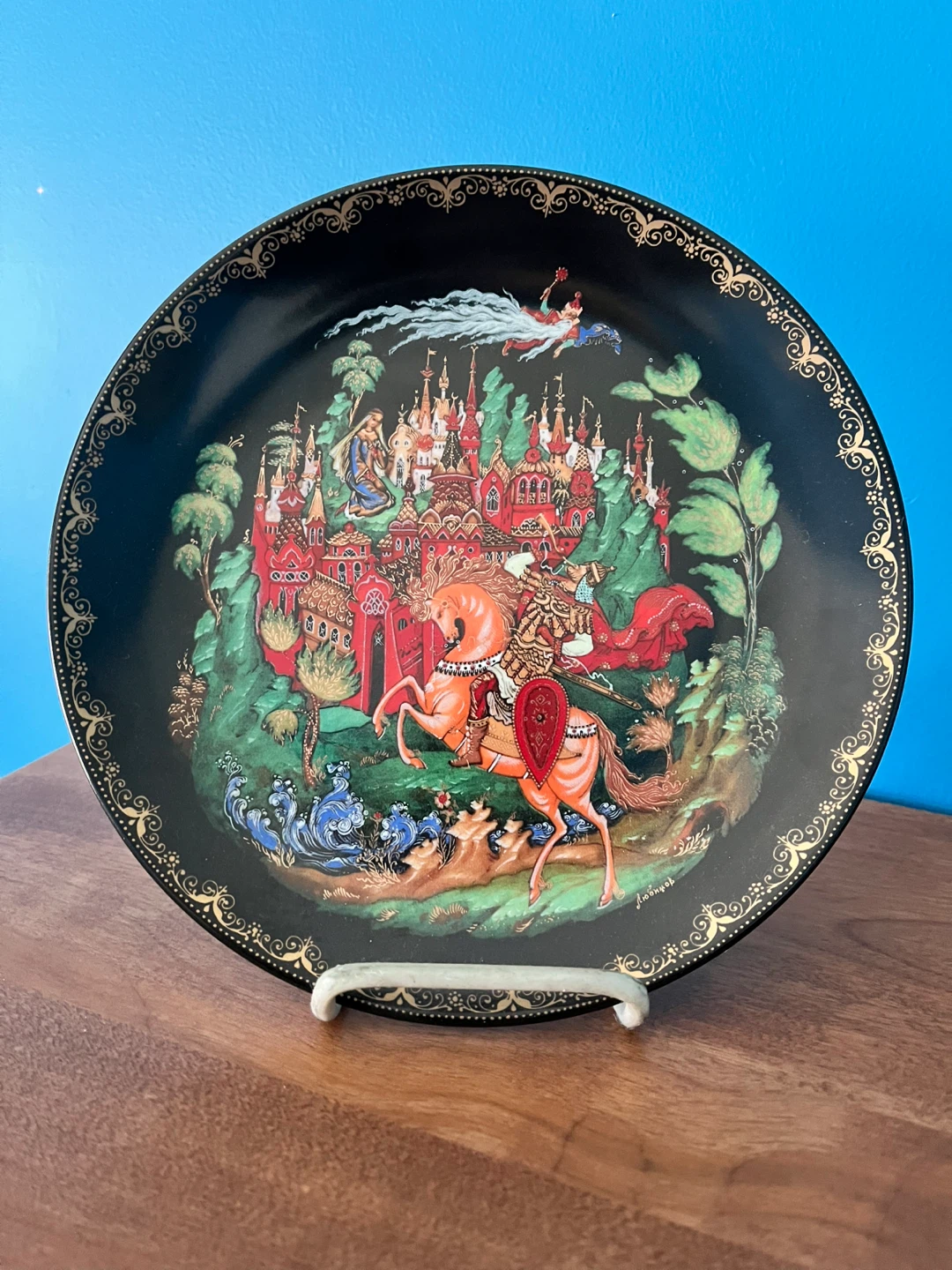 Fantasy Unicorn and Fairy Collector Plate - photo 5