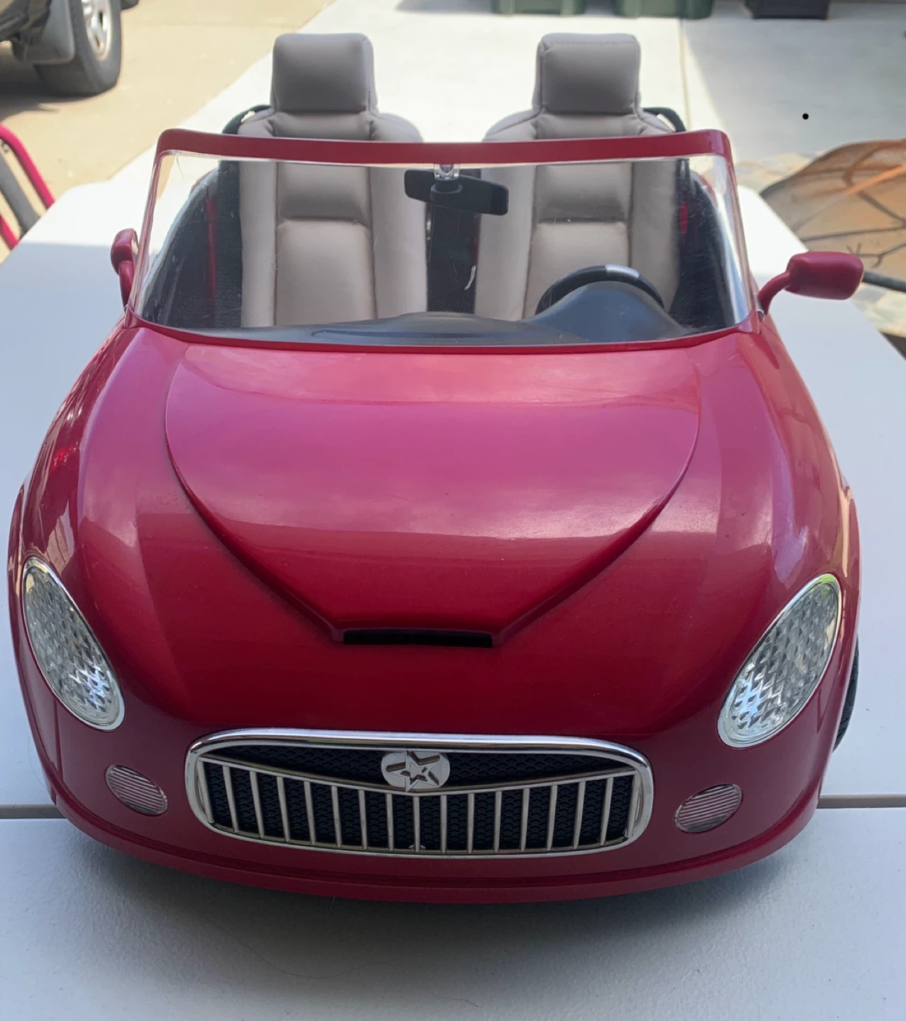 American Girl Red Convertible Car with Remote Control - photo 4
