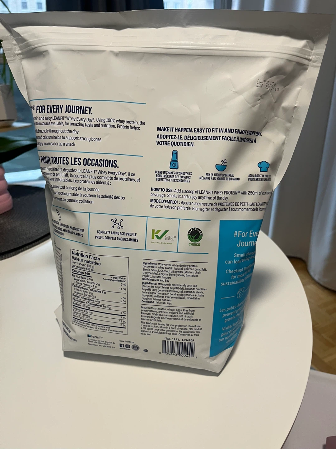 Leanfit Whey Protein Vanilla Bean 2kg - photo 2