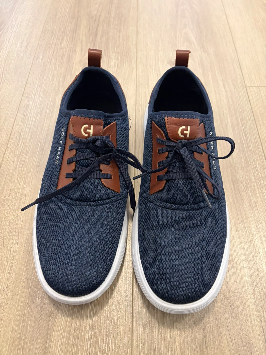 Cole Haan Navy Knit Sneakers Size 11M - photo 2