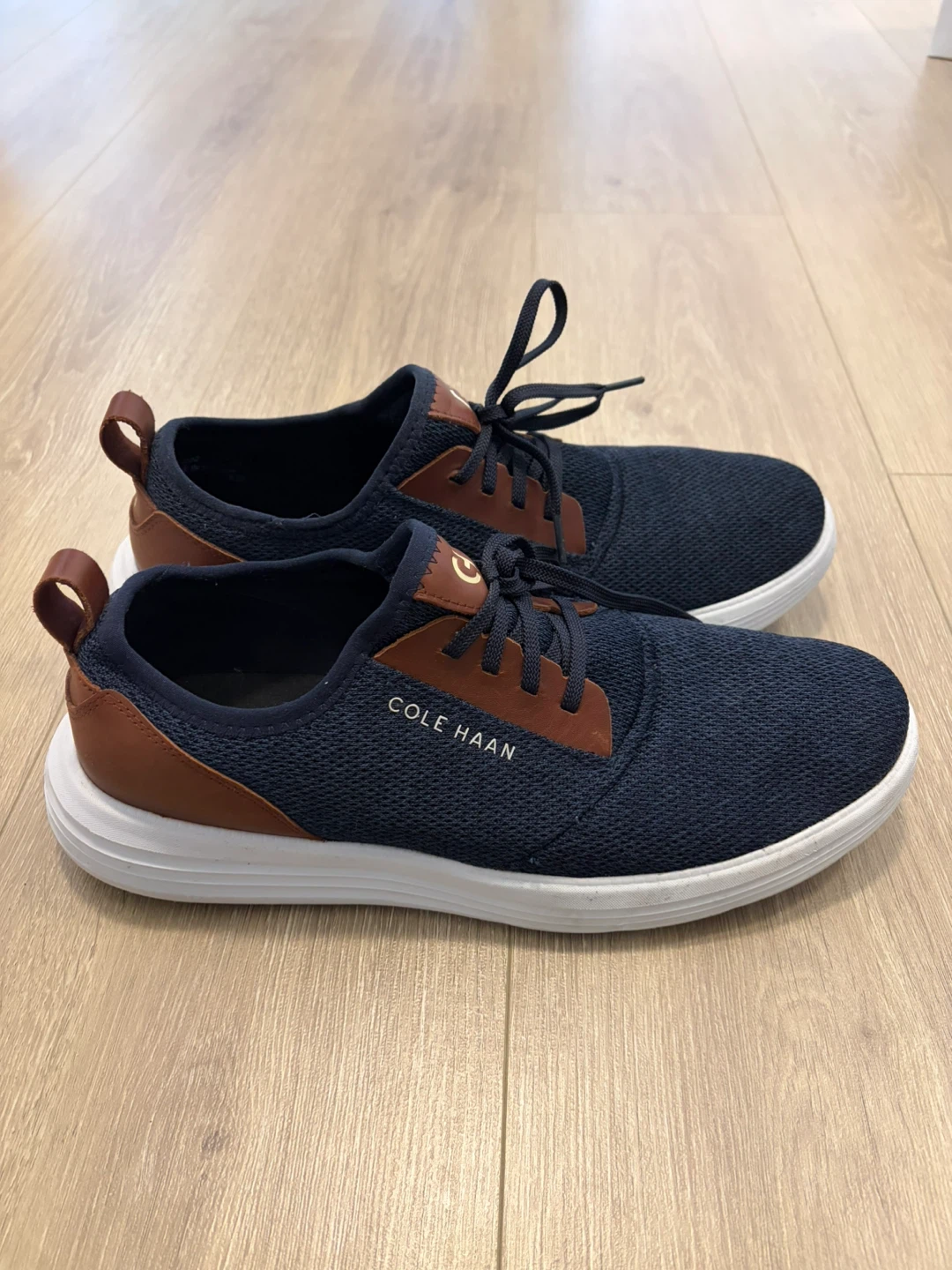 Cole Haan Navy Knit Sneakers Size 11M