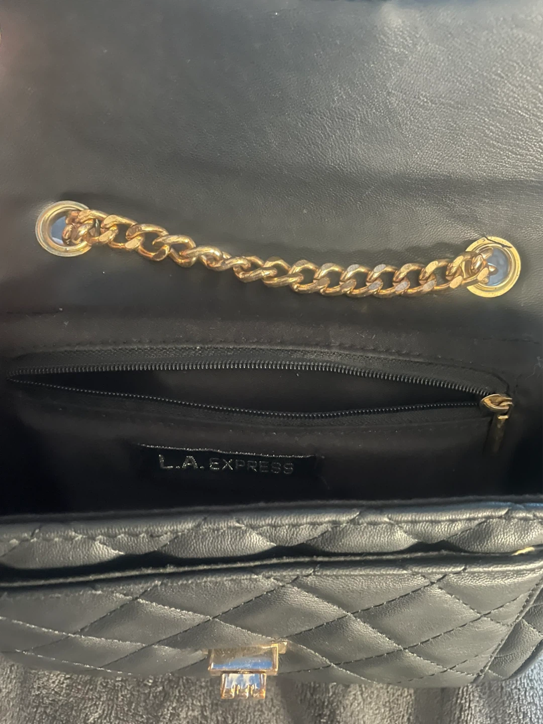 L.A. Express Quilted Chain Shoulder Bag - photo 2