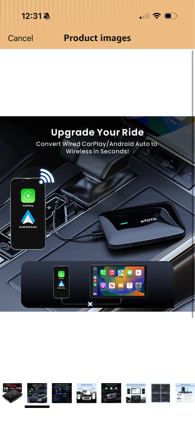 Brand New Wireless CarPlay Adapter - photo 2