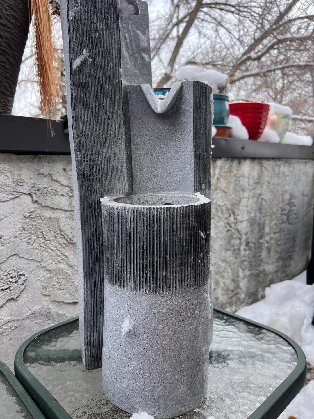Grey Tiered Water Fountain electric 🌱 - photo 3