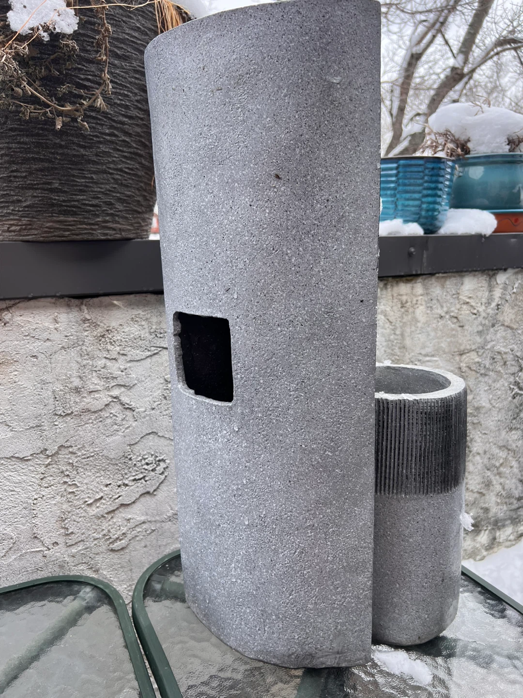 Grey Tiered Water Fountain electric 🌱 - photo 2