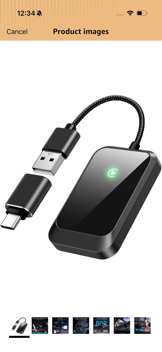 Brand New Wireless CarPlay Adapter for iPhone