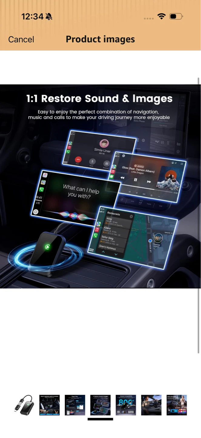 Brand New Wireless CarPlay Adapter for iPhone - photo 4