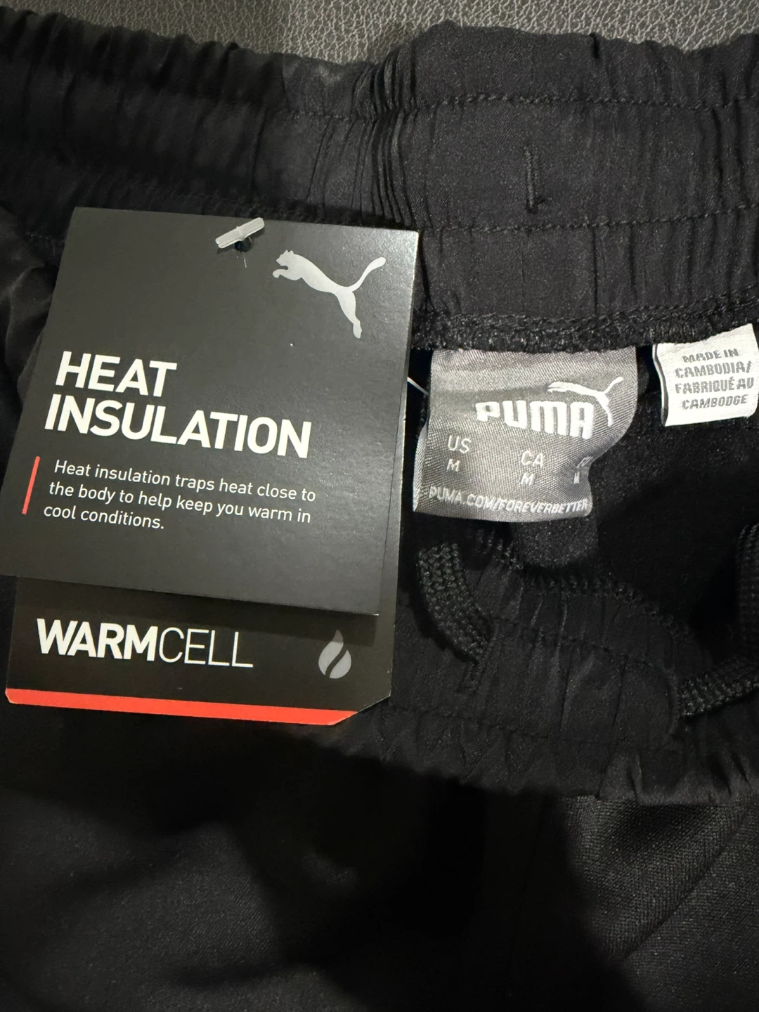 Puma WarmCELL Training Pants - Black - Size M - photo 3