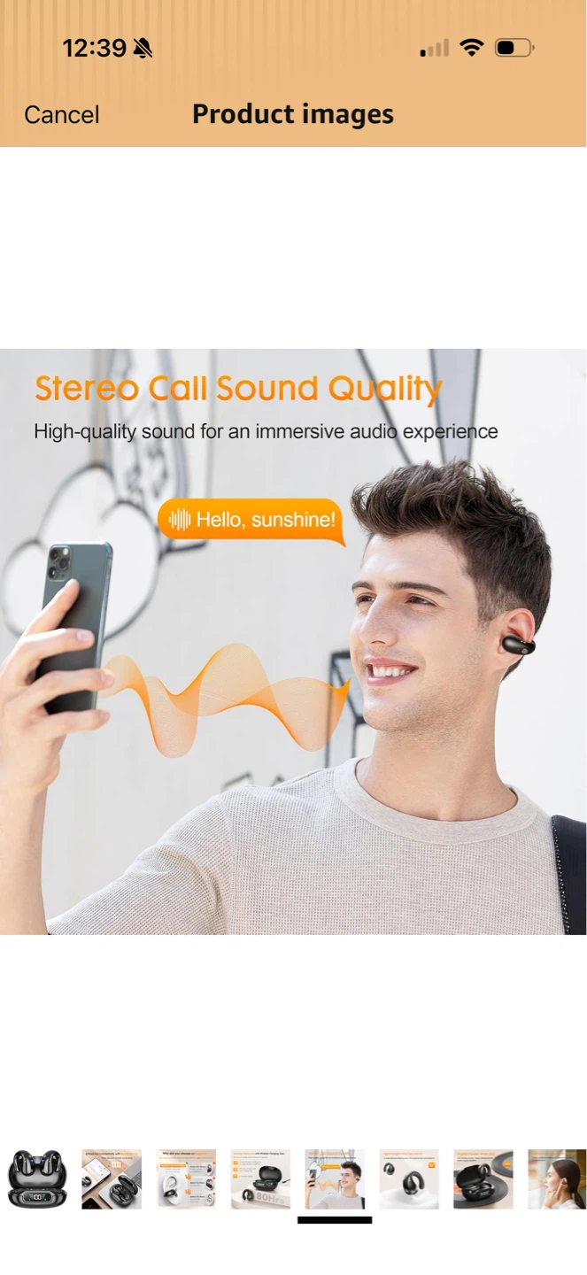 Brand New Bluetooth 5.3 Open-Ear Clip Wireless Earbuds - photo 5