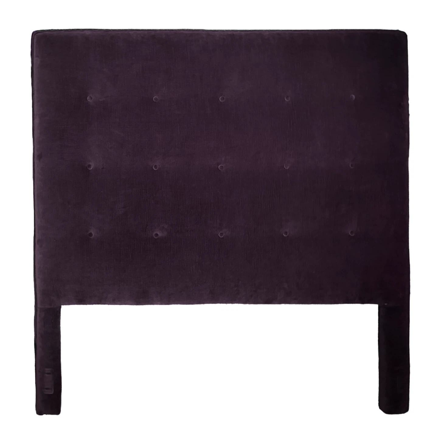 Queen Size Plum Tufted Headboard