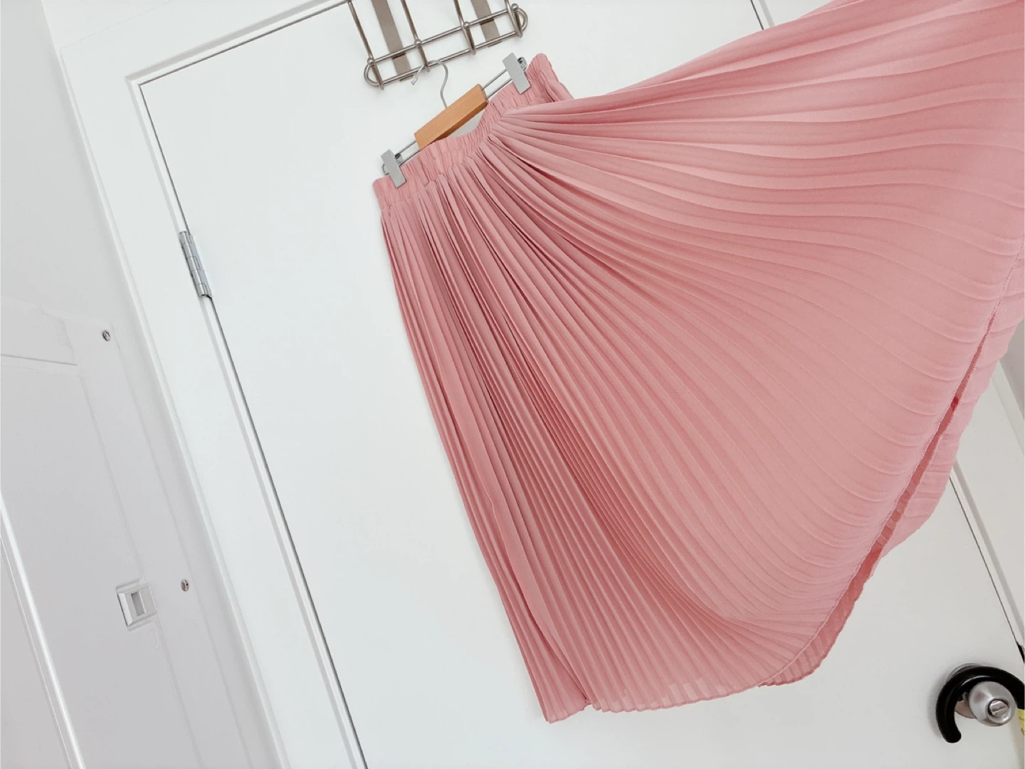 Pink Pleated Midi Skirt - photo 2