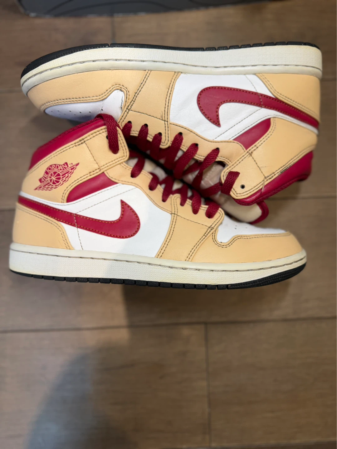 Air Jordan 1 Mid SE 'Light British Tan' Sneakers - photo 2
