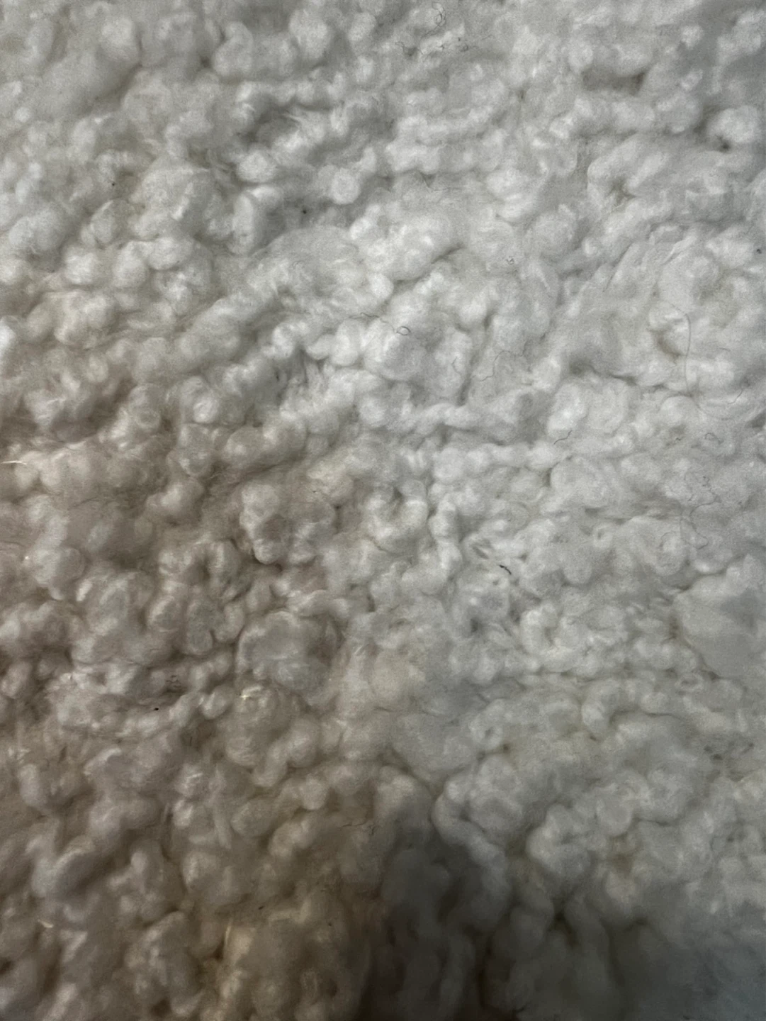 White Faux Fur Sherpa (wool) Jacket - photo 3
