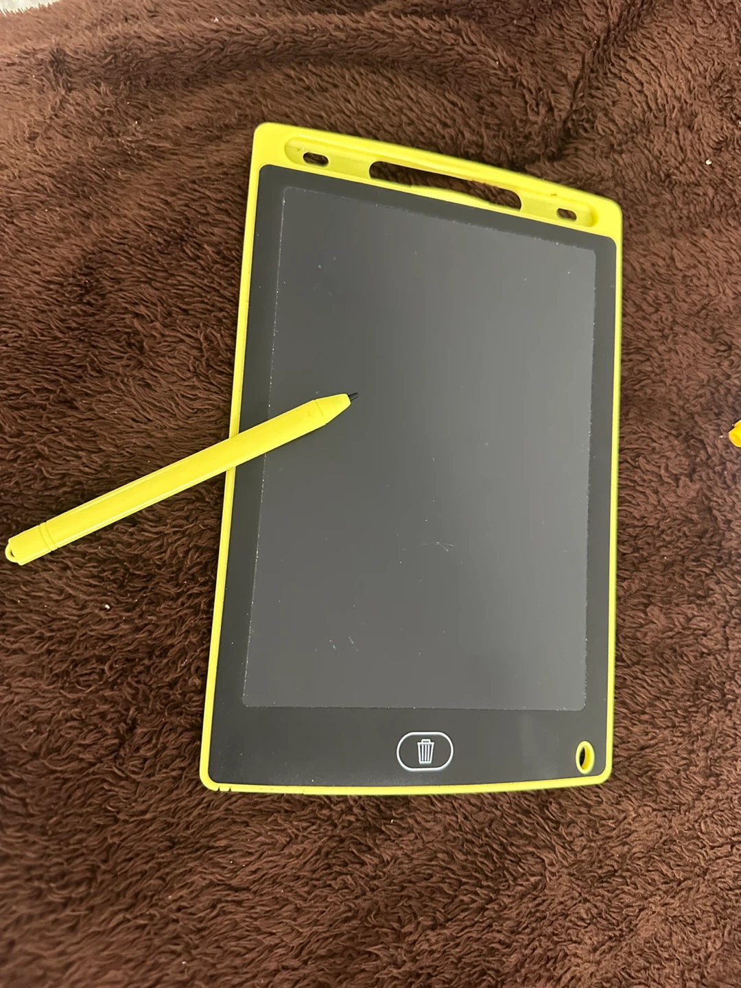 Yellow LCD Writing Tablet with Stylus - photo 3