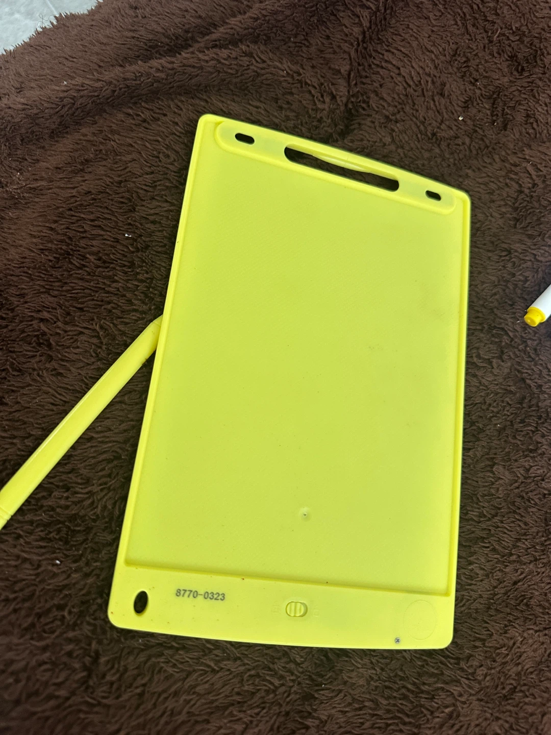 Yellow LCD Writing Tablet with Stylus - photo 2
