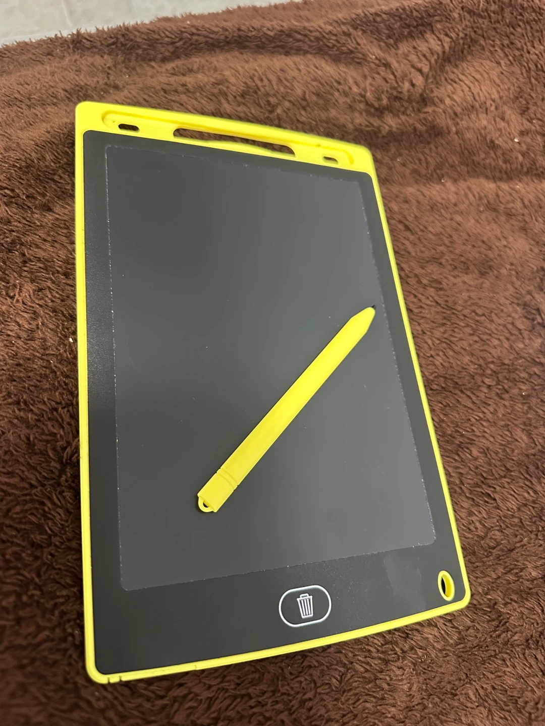 Yellow LCD Writing Tablet with Stylus