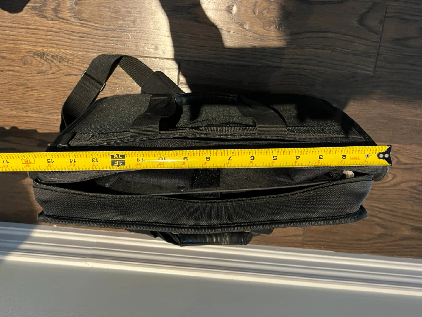 Black Messenger Bag / Laptop Bag - photo 3